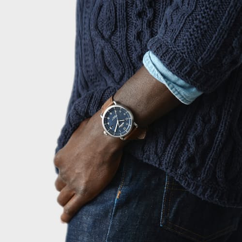 on model image of Canfield Model C56 3HD 43mm Watch