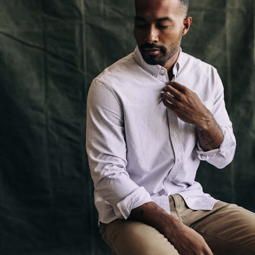 lifestyle image of The Jack Everyday Oxford Shirt