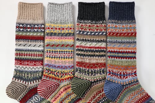 laydown detail image of A Day Wool Knit Socks