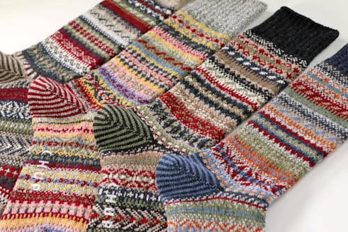 laydown detail image of A Day Wool Knit Socks
