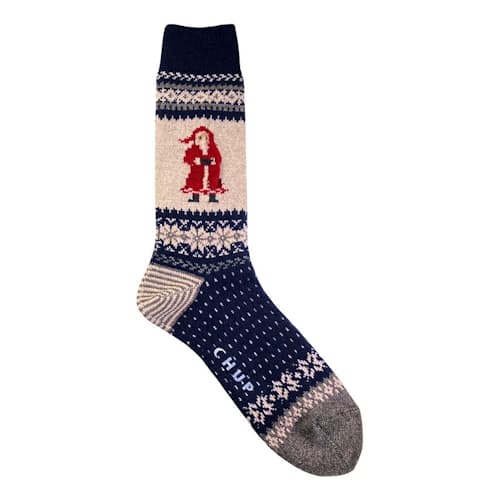 laydown image of Ho! Ho! Ho! Santa Socks