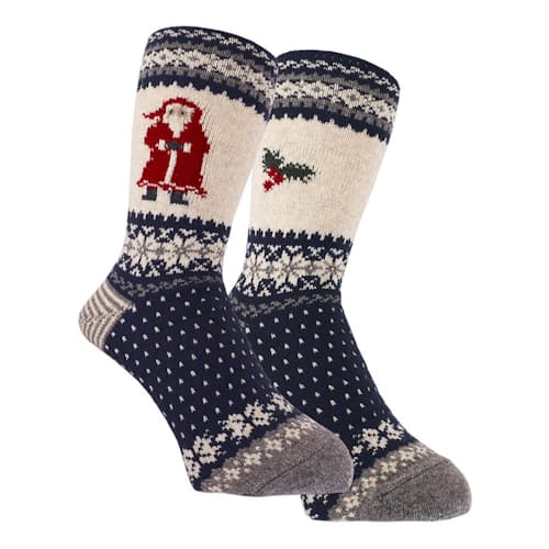 laydown image of Ho! Ho! Ho! Santa Socks
