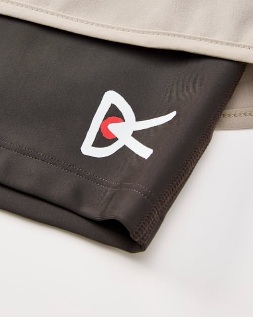 laydown detail image of Layered Pocketed Trail Shorts - 5"
