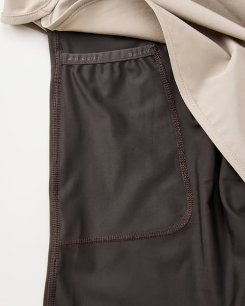 laydown detail image of Layered Pocketed Trail Shorts - 5"
