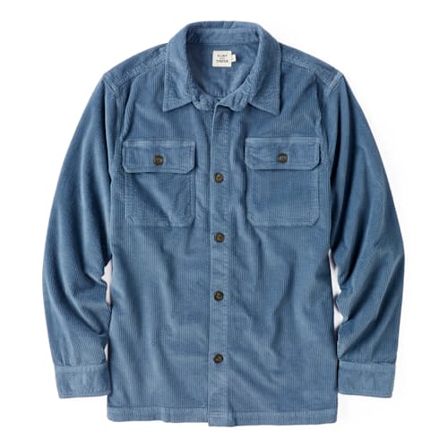laydown image of Corduroy Overshirt