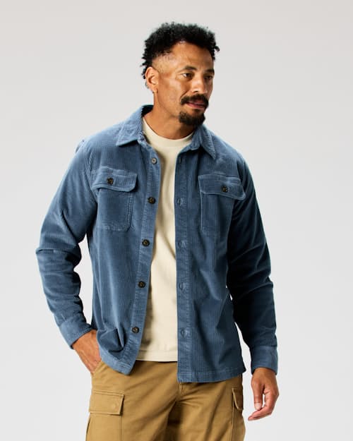 Marland is 6' 2'', 185 lbs, and wearing a size M