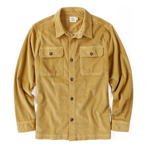 laydown image of Corduroy Overshirt
