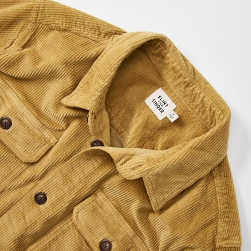 laydown detail image of Corduroy Overshirt