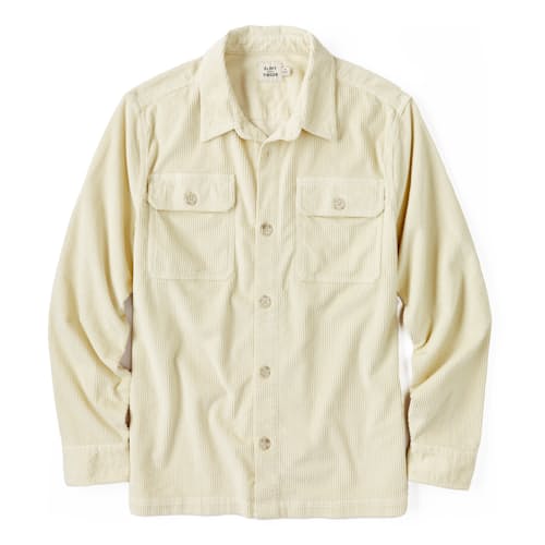 laydown image of Corduroy Overshirt