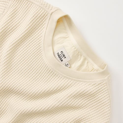 laydown detail image of Waffle Utility Crewneck