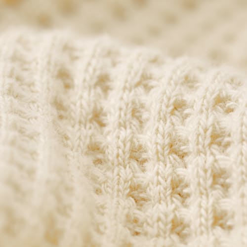 laydown detail image of Waffle Utility Crewneck