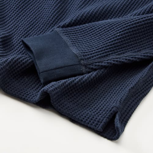 laydown detail image of Waffle Utility Crewneck