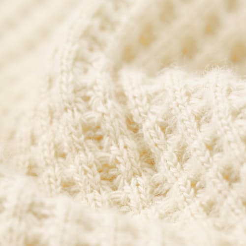 laydown detail image of Waffle Utility Knit Henley