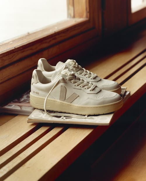 lifestyle image of V-90 Leather Sneaker