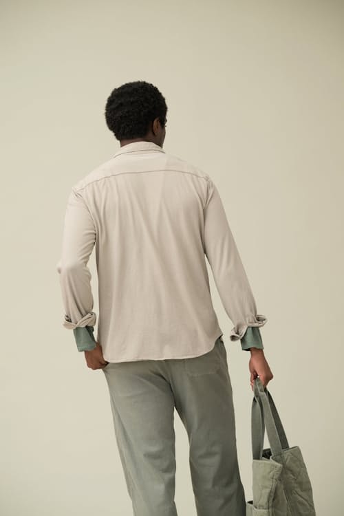 lifestyle image of Supima Jersey Easy Shirt