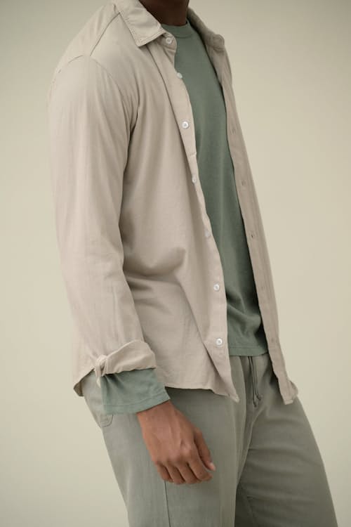 lifestyle image of Supima Jersey Easy Shirt
