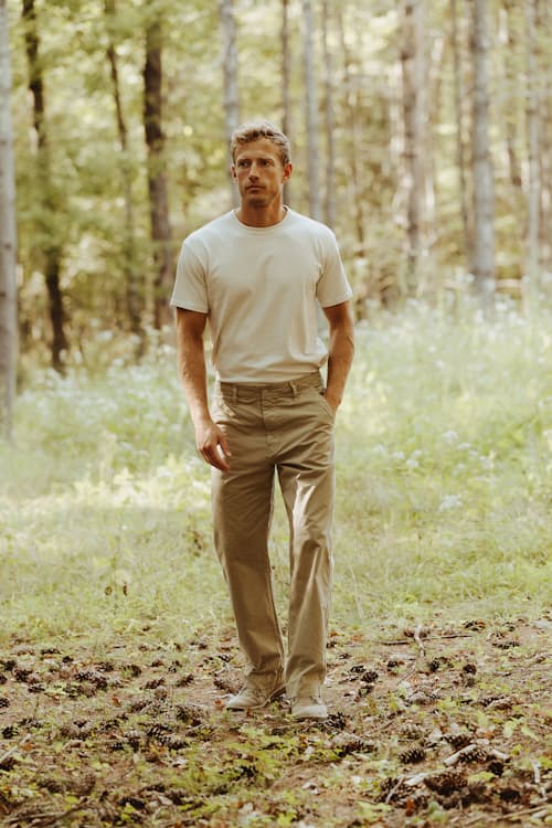 lifestyle image of The Weekend Chino Pant