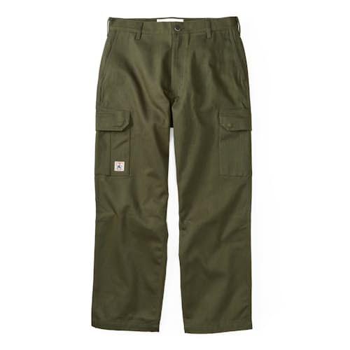laydown image of Utility Cotton Twill Cargo Pant