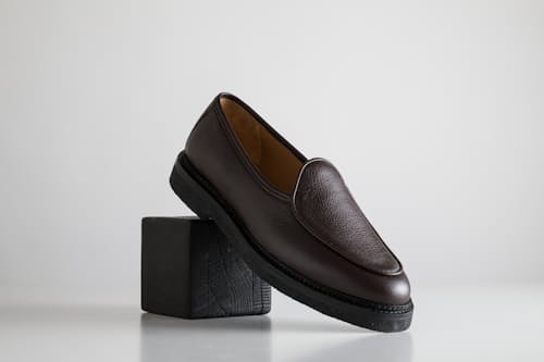 on model image of Alexis Loafer in Leather