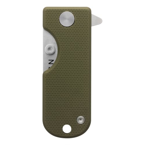 laydown image of The Microblade Keychain Pocket Knife