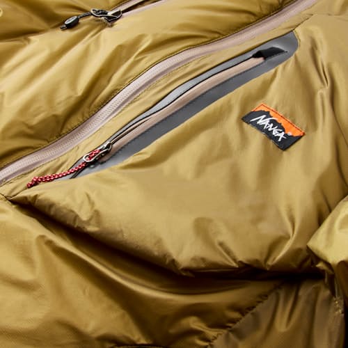 laydown detail image of Aurora Hooded Light Down Insulated Jacket