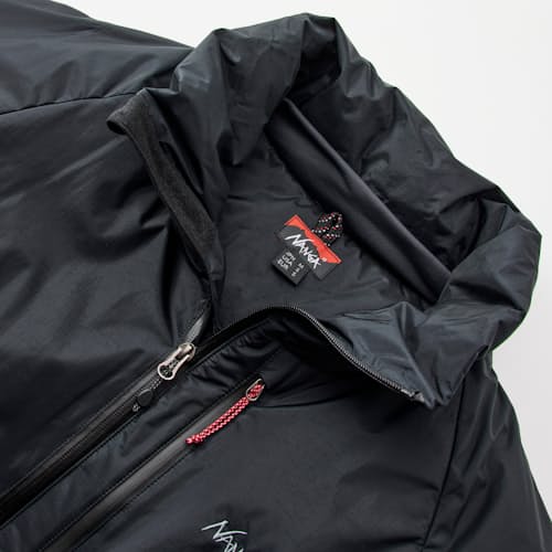 laydown detail image of Aurora Stand Collar Light Down Insulated Jacket