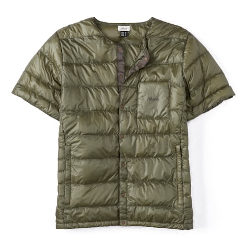 laydown image of Inner Down Insulated Cardigan
