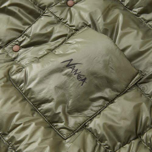 laydown detail image of Inner Down Insulated Cardigan