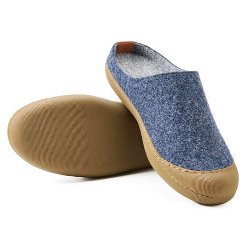laydown image of Wool Outdoor Mule Slipper