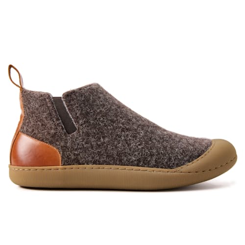 laydown image of Wool Outdoor Slipper Boot