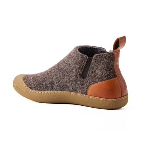laydown image of Wool Outdoor Slipper Boot