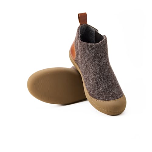 laydown image of Wool Outdoor Slipper Boot