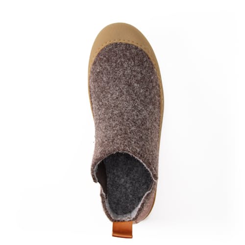 laydown image of Wool Outdoor Slipper Boot