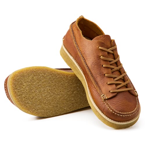 laydown image of Finn Leather Shoe