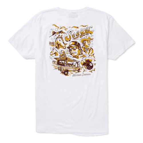 laydown image of Seager Blowout T-Shirt