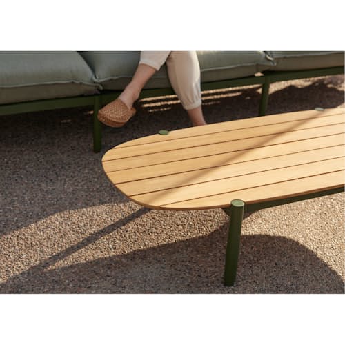lifestyle image of The Terra Outdoor Coffee Table