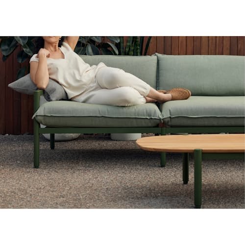 lifestyle image of The Terra Outdoor Sofa