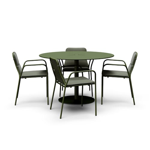 laydown image of XY Outdoor Dining Set