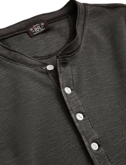 laydown detail image of Women's Waffle Knit Henley