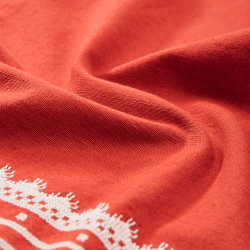 laydown detail image of Daisy Embroidery Didcot Camp Collar Shirt