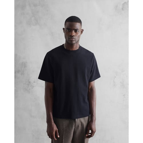 on model image of Dean Boxy Relaxed T-Shirt