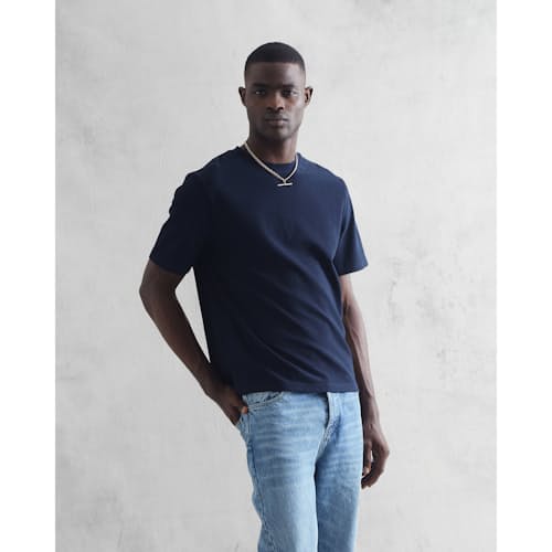 on model image of Dean Boxy Relaxed T-Shirt