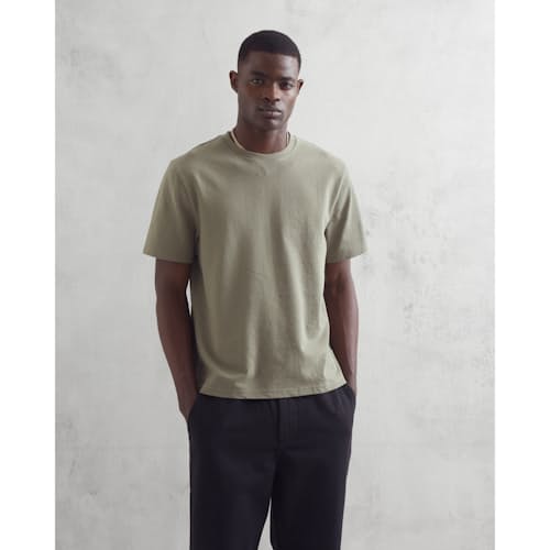 on model image of Dean Boxy Relaxed T-Shirt