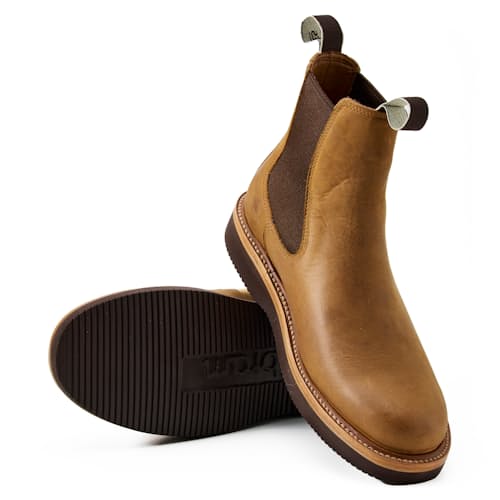 laydown image of Boone Wedge Chelsea Boot