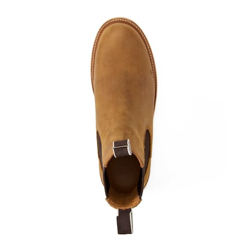 laydown image of Boone Wedge Chelsea Boot