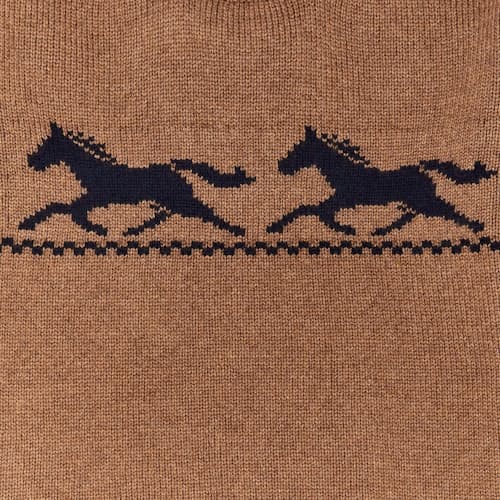 laydown detail image of Women's Horse Wool Crewneck Sweater
