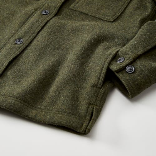 laydown detail image of Women's Jac Wool Shirt