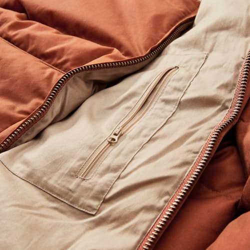 laydown detail image of Women's Waxed Down Insulated Jacket