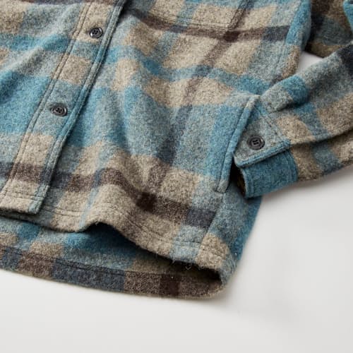laydown detail image of Women's Wool Overshirt