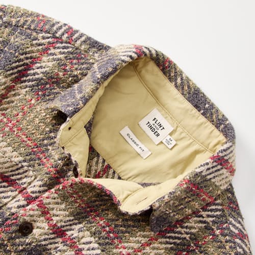 laydown detail image of The Cabin Flannel